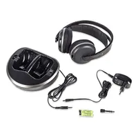 Nedis HPRF210BK vezeték nélküli fejhallgató 40 mm, 100 m hatótávolság, töltőállomás, USB-C #6