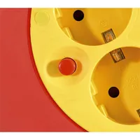 Hama 00121960 kábeldob 4 csatlakozóval 10 m beltéri földelt érintkezővel túlterhelés elleni védelemmel #2
