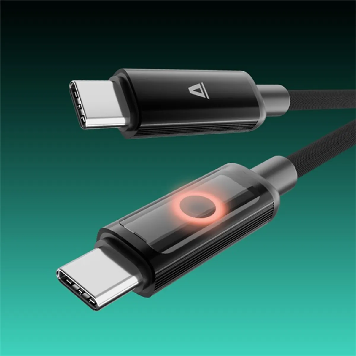 AVAX_CB654 PULSEY USB-C 60W 1m fonott szürke kábel #1