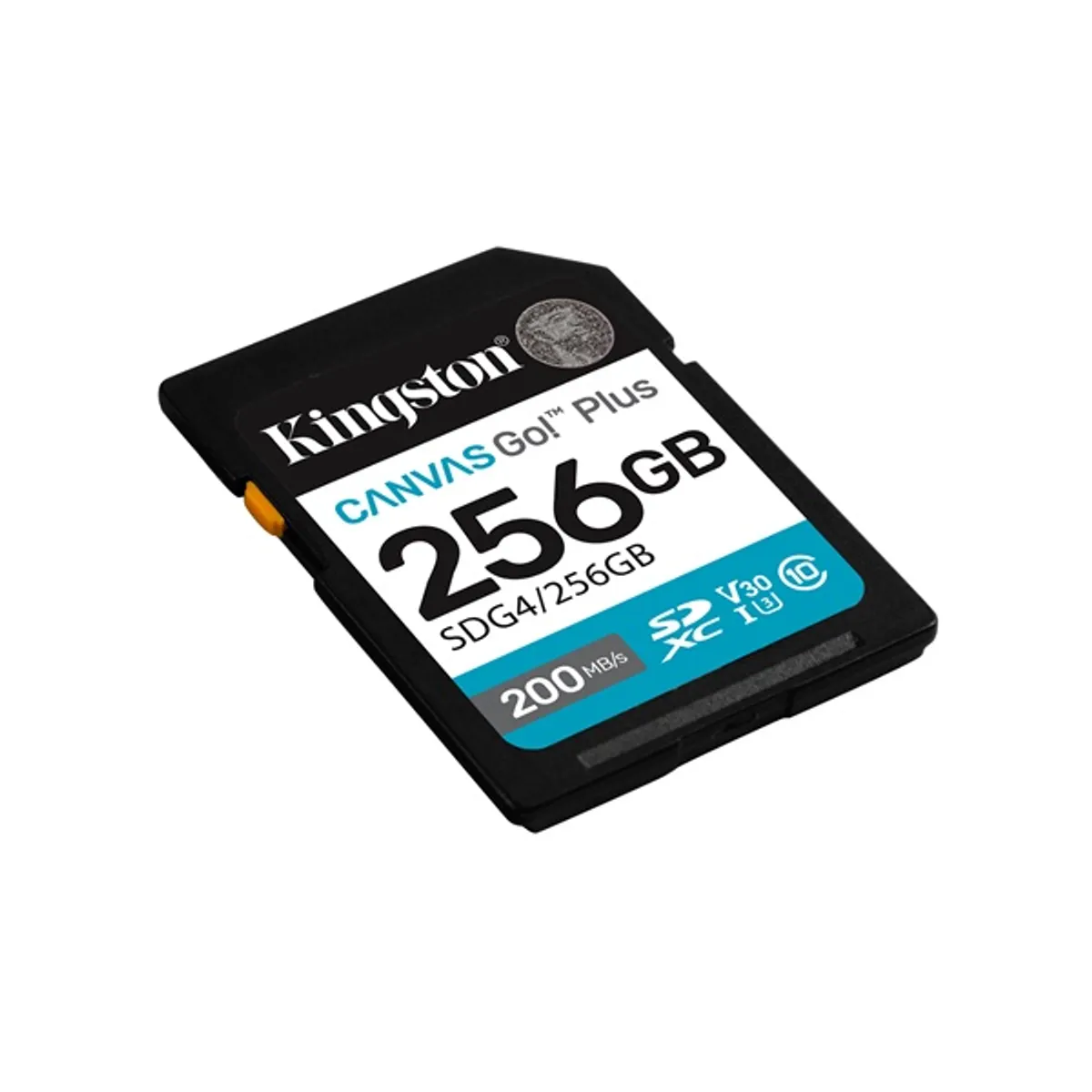 Kingston SDG4-256GB Canvas Go Plus Gen4 SDXC C10 UHS-I U3 V30 fekete 200MBps 160MBps #1