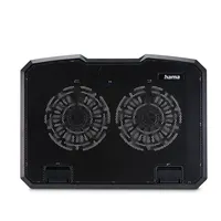 Hama 00126806 notebook hűtő 15.6" kék LED világítás, 2 db ventilátor, USB aljzatról működtethető #3