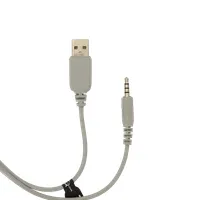 Whiteshark WS GH-2342W fejhallgató 2x3,5 mm és USB fehér vezetékes mikrofonos PC, PS4-5, XBOX, MAC #6