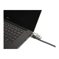 Kensington K62316WW Universal 3 az 1-ben kombinációs laptopzár visszaállítható 4 számjegyű, 10 000 kombináció, 1,8 m szénacél kábel #5