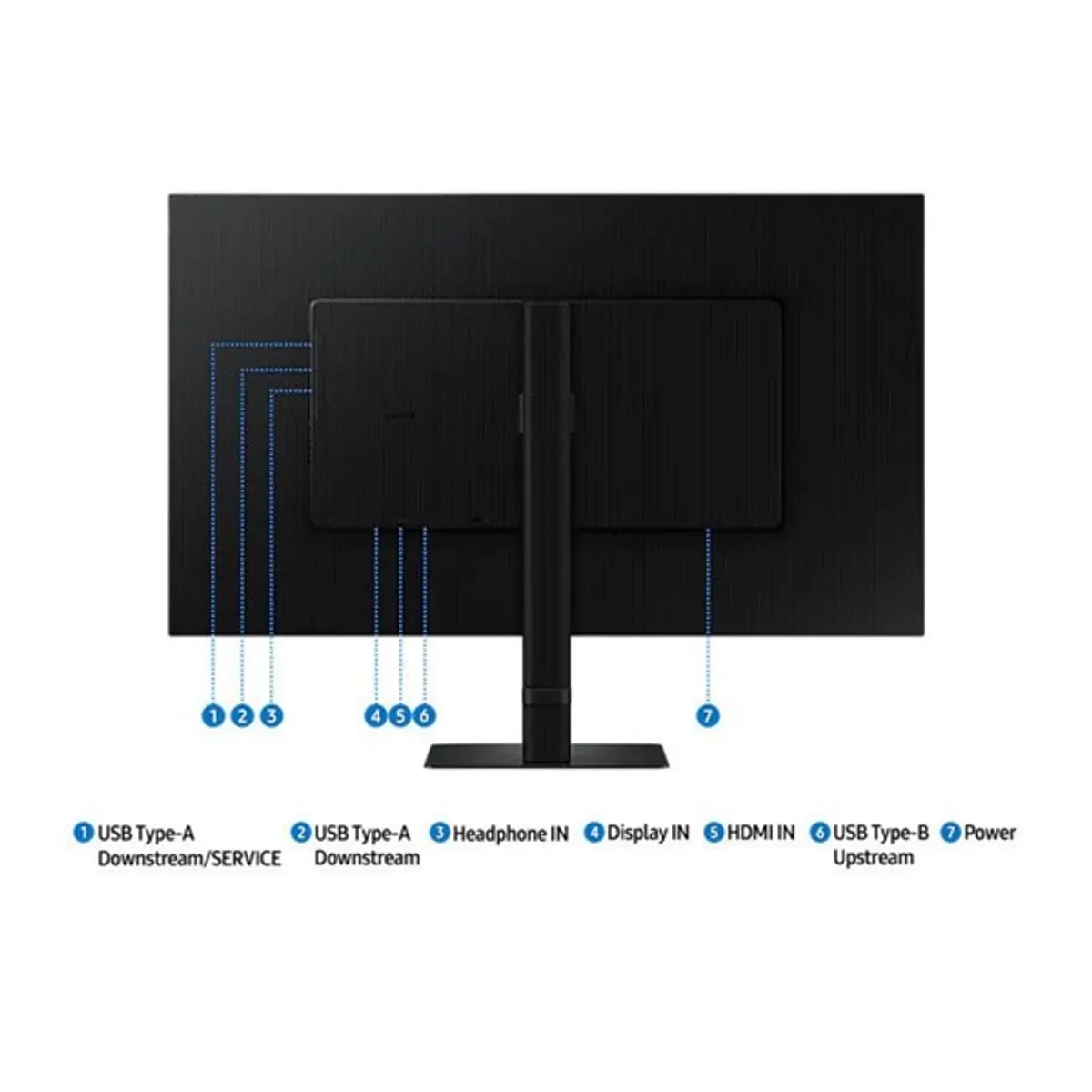 SMG MON LS32D800EAUXEN LS32D800 32" UHD VA 4K HDR 60 Hz 5 ms HDMI DP USB VESA 100x100 #5