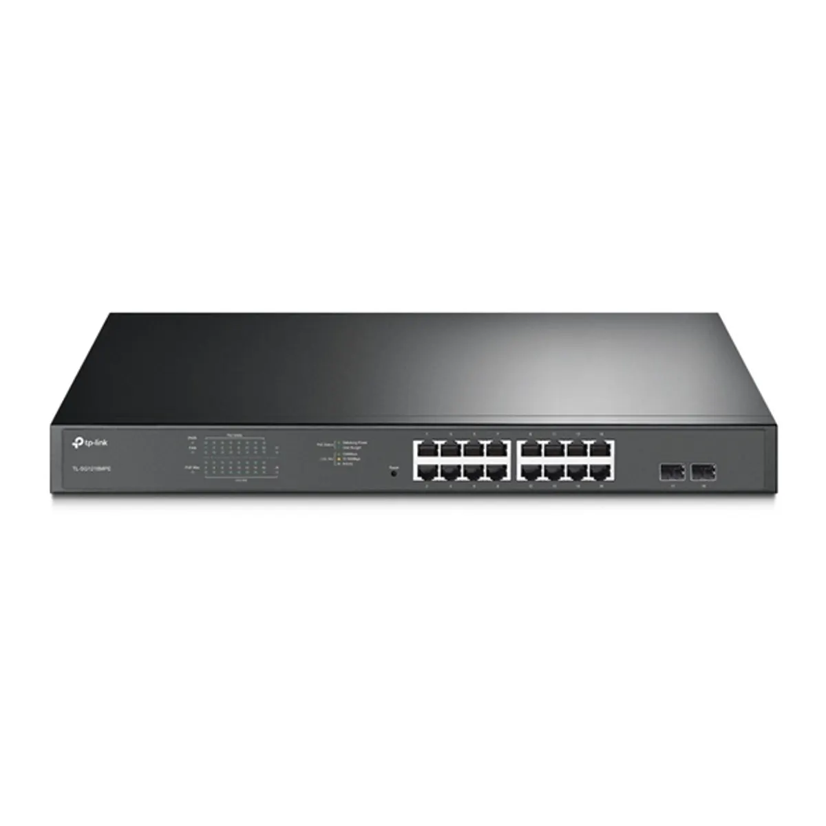 TP-LINK TL-SG1218MPE JetStream 16-Port Gigabit PoE Easy Smart Switch 2xSFP Rack-be szerelhető #1