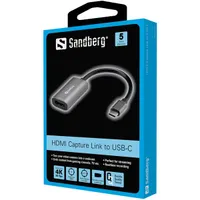 Sandberg 136-36 HDMI Capture Link to USB-C 1080p 30fps MS2109 #2