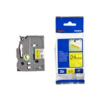 BROTHER TZES651 TZe-S651 szalag 24mm 8m sárga alapon fekete laminált #2