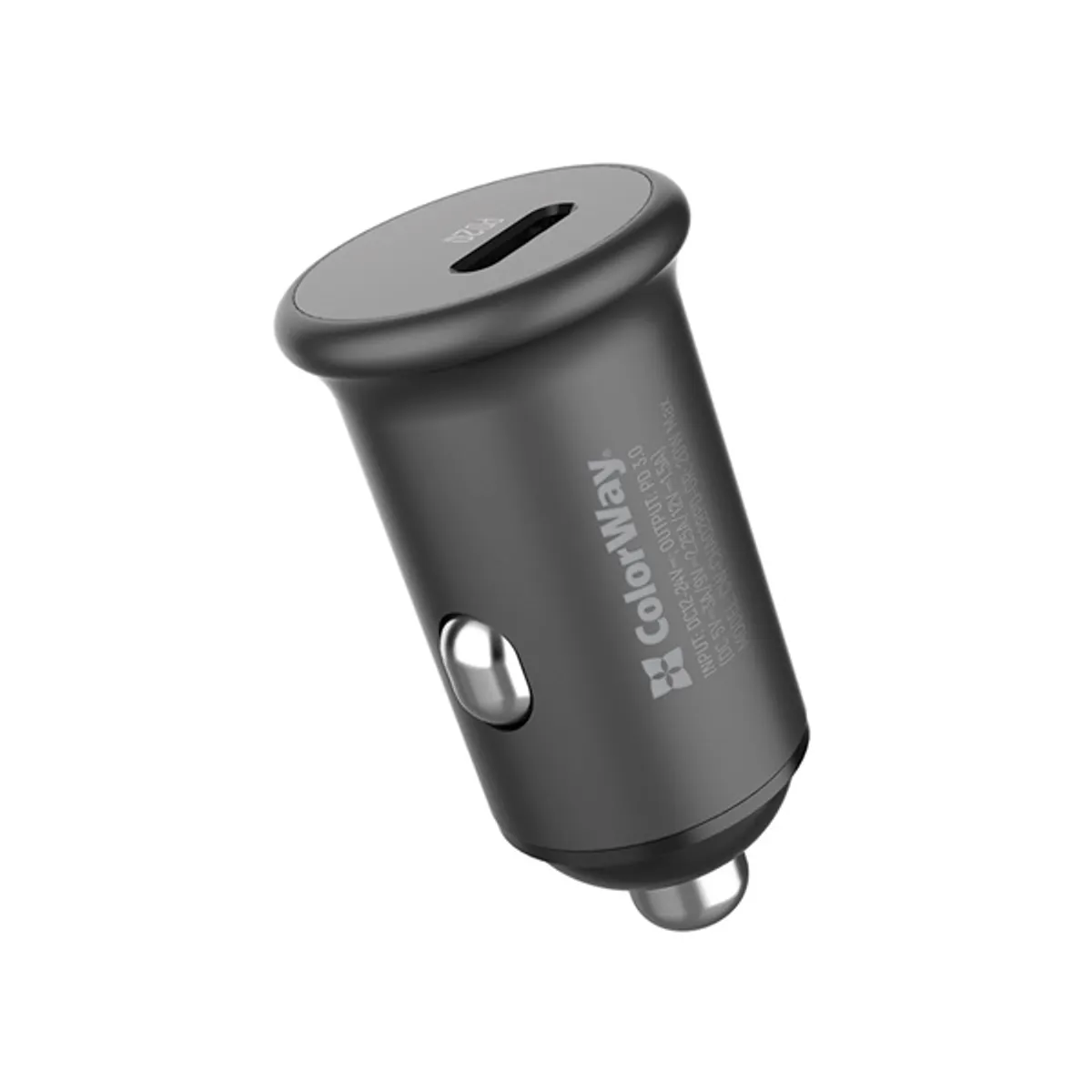 COLORWAY CW-CHA028PD-GR Autós töltő USB-C PD 20W 12-24V szürke #2