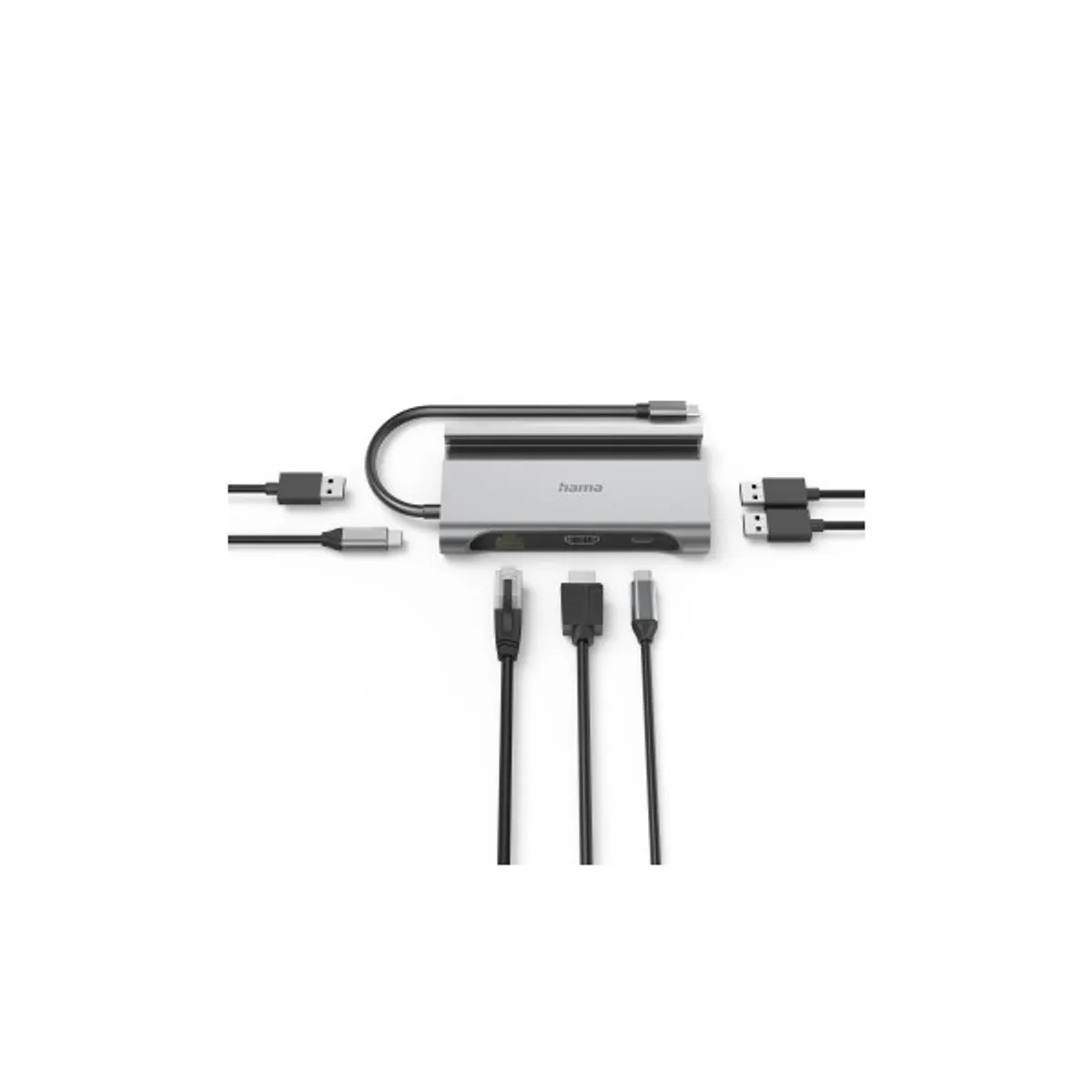 Hama 00200143 7in1 USB-C dokkoló 4K HDMI USB PD 1Gbps Ethernet 100W #2