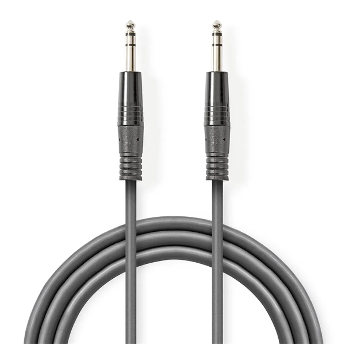 NEDIS COTH23020GY15 félprofi audio kábel 2 x 6,35mm sztereo jack dugó 1,5 m rugalmas #2