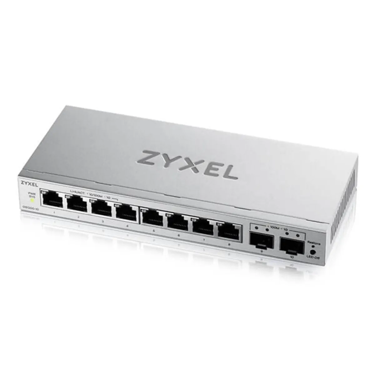 ZYXEL GS1200-10V3-EU0101F GS1200-10V3 8-portos webmenedzselt gigabites switch 2x SFP fémház #1