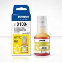 Brother BTD100Y tintapatron sárga 48,8 ml 5000 oldal kompatibilis MFC-T930DW, DCP-T830DW, DCP-T730DW, DCP-T530DW, DCP-T430W, DCP-T230