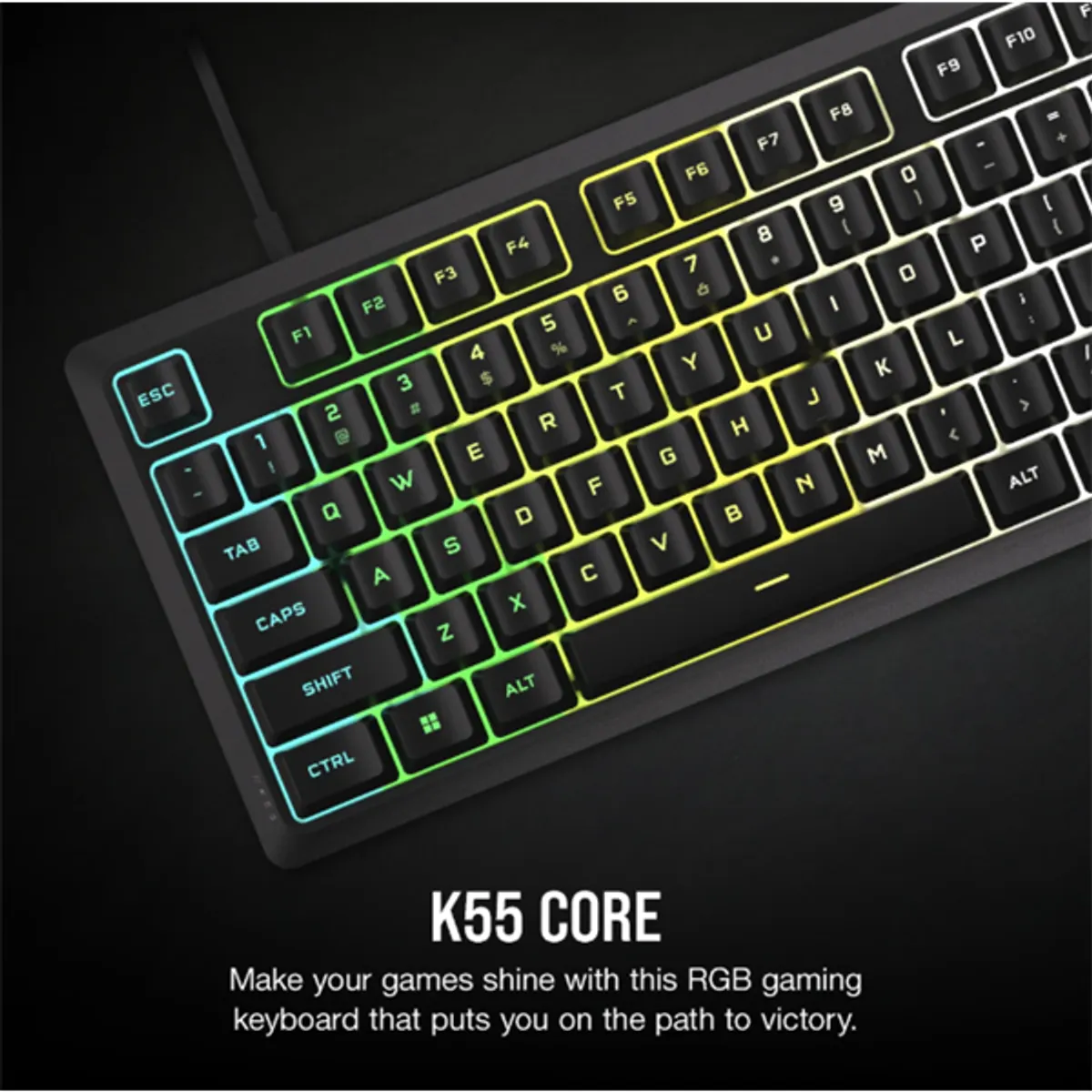 CORSAIR CH-9226C65-NA K55 CORE RGB membrán 6 makrógomb cseppálló média-vezérlő #2