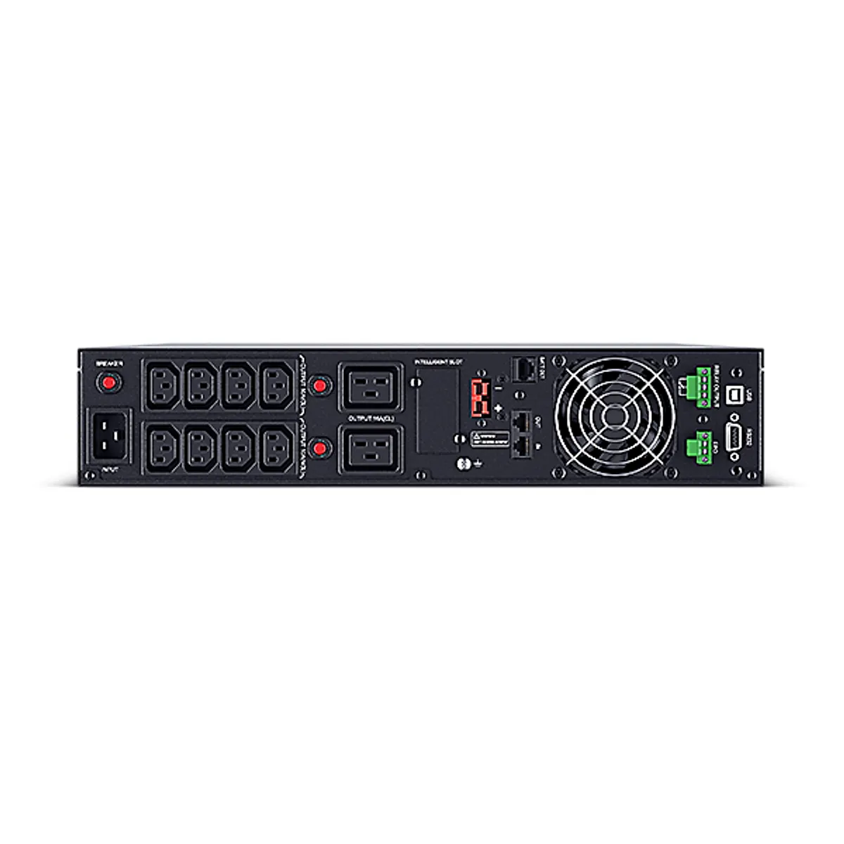 CyberPower OLS3000ERT2UA szünetmentes 3000VA 2700W 8xC13 színes LCD panel rack és torony #4