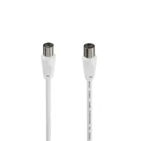HAMA 00205030 koaxiális antennakábel 75 ohm 5 m fehér dupla árnyékolás