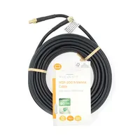Nedis CSGL02400BK100 SMA kábel apa, anya aranyozott érintkezők, 50 Ohm, kettős árnyékolású, 10 m #3