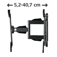 Hama 00220834 FITV forgatható dönthető kihúzható falitartó 32"-65" 35 kg VESA 200x200-400x400 #2