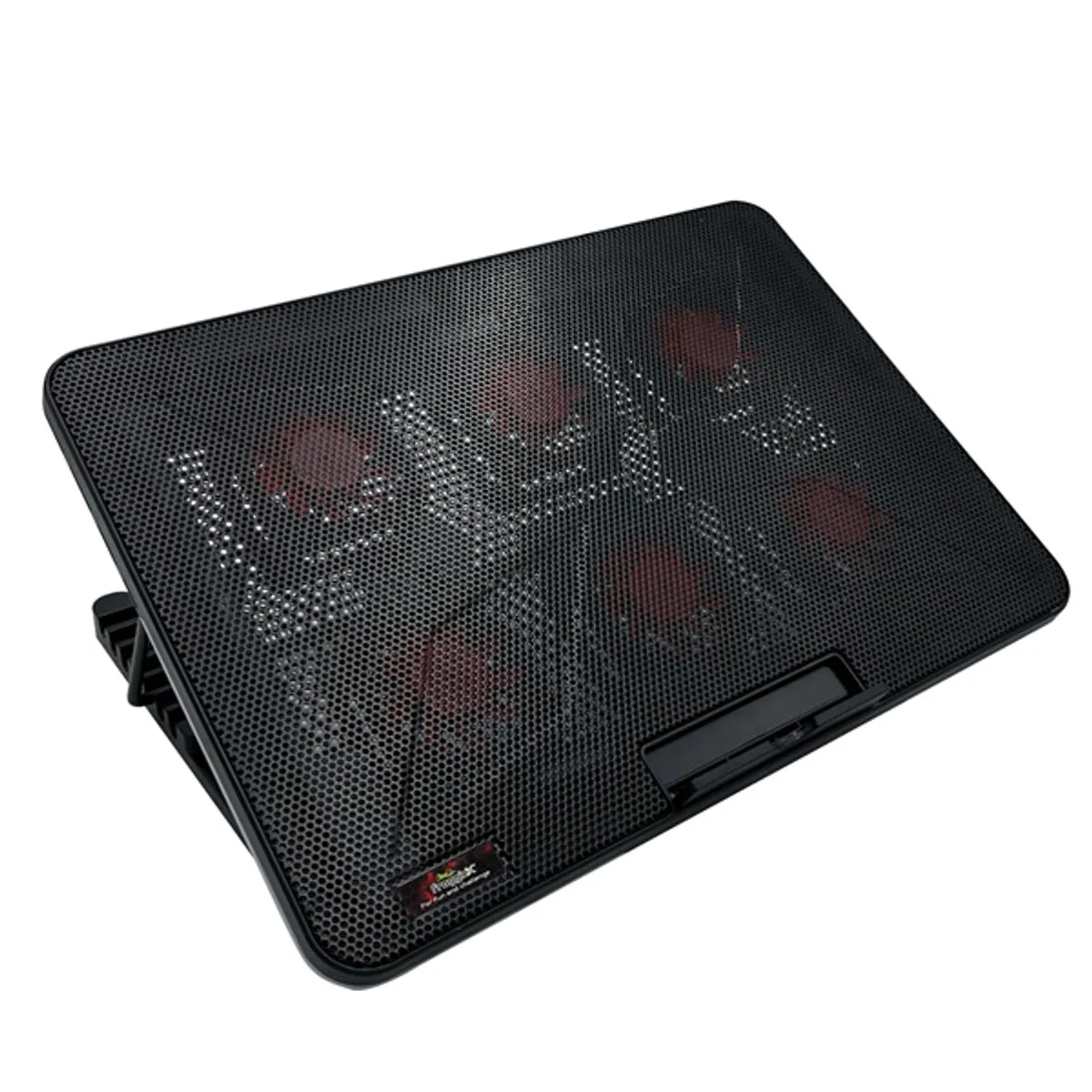 FroggieX FX-PC-P2-R HyperCooling notebook hűtőpad telefontartóval 6 db ventilátor max 15.6" képernyőig 360x255x27 mm #2
