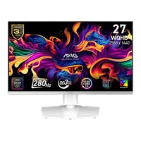 MSI DT 9S6-3CD79A-040 OLED gaming monitor 26.5" 2560x1440 HDR 0.03 ms USB-C HDMI DP VESA 100x100 Dönthető Forgatható Pivot Fehér