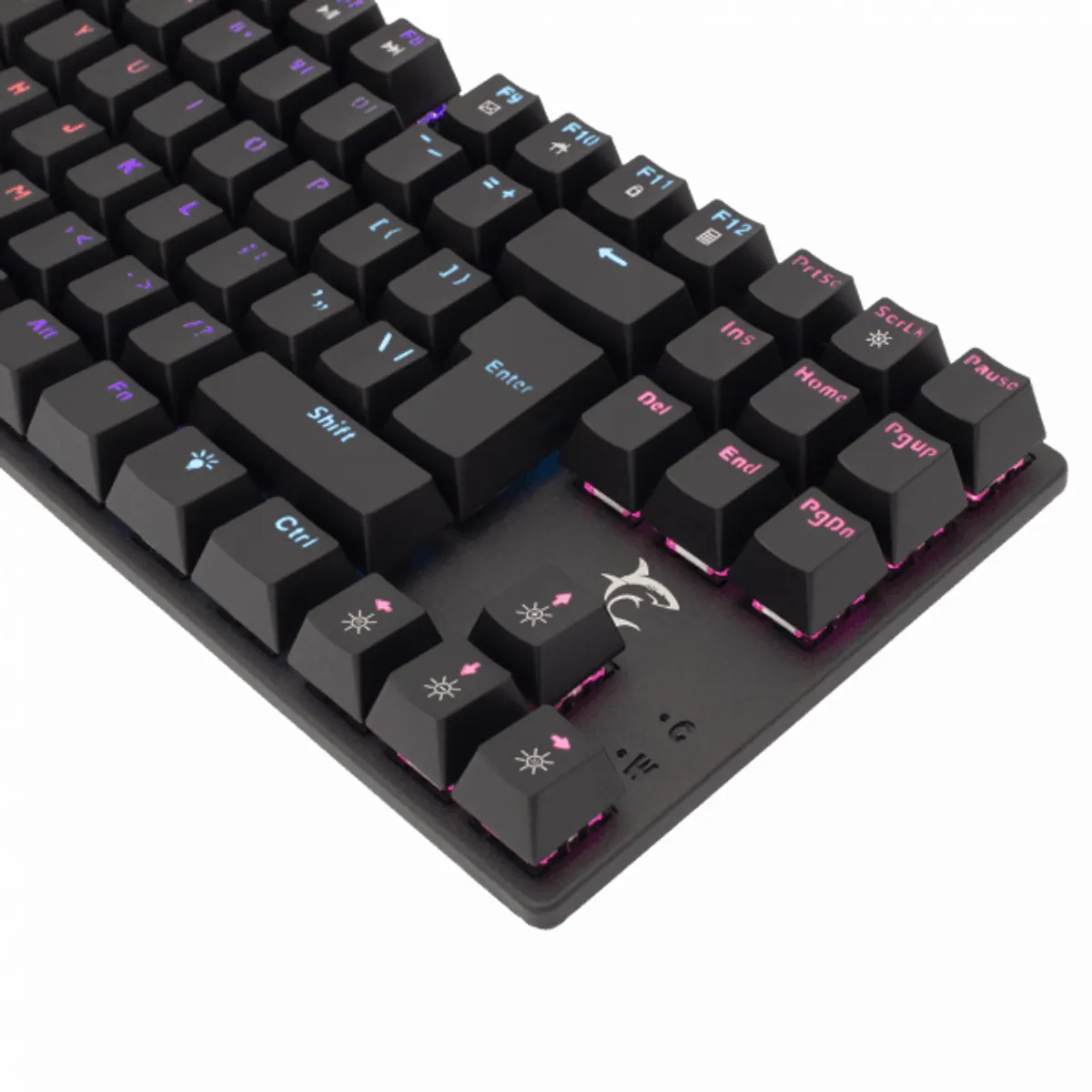 WHITESHARK GK-2106B/BL-HU Commandos mechanikus kék kapcsoló gamer billentyűzet fekete HU USB 2.0 tenkeyless RGB 12 üzemmód #4