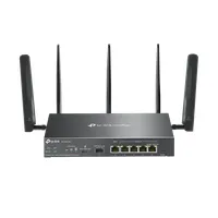 TP-LINK ER706W-4G Omada AX3000 4G Cat6 LTE, WiFi 6, 2,4/5 GHz, 1x SFP WAN/LAN, 1x WAN, 4x LAN, 1x Nano SIM, VPN