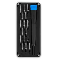 iFixit EU145474-1 Minnow precíziós bitkészlet 16 db, 4 mm-es hex nyak, mágneses tok, SIM-kioldó tű, S2 acél
