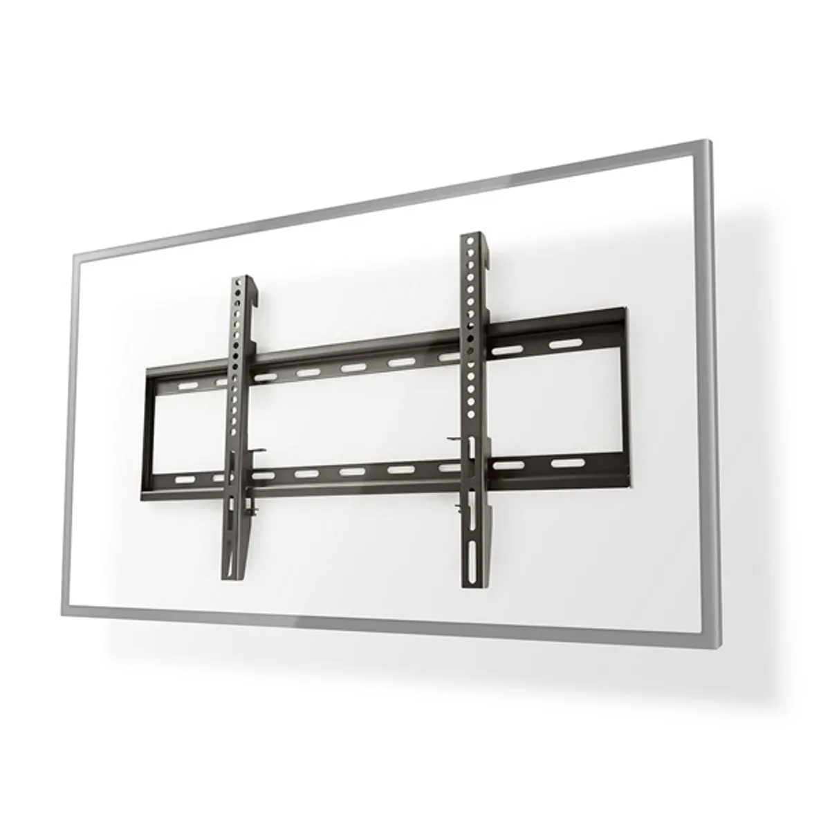 Nedis TVWM2050BK rögzített fali tartó 42"-70" max 60 kg VESA 400x200 400x400 600x400 100x100 200x100 200x200 min faltávolság 29 mm fekete #1