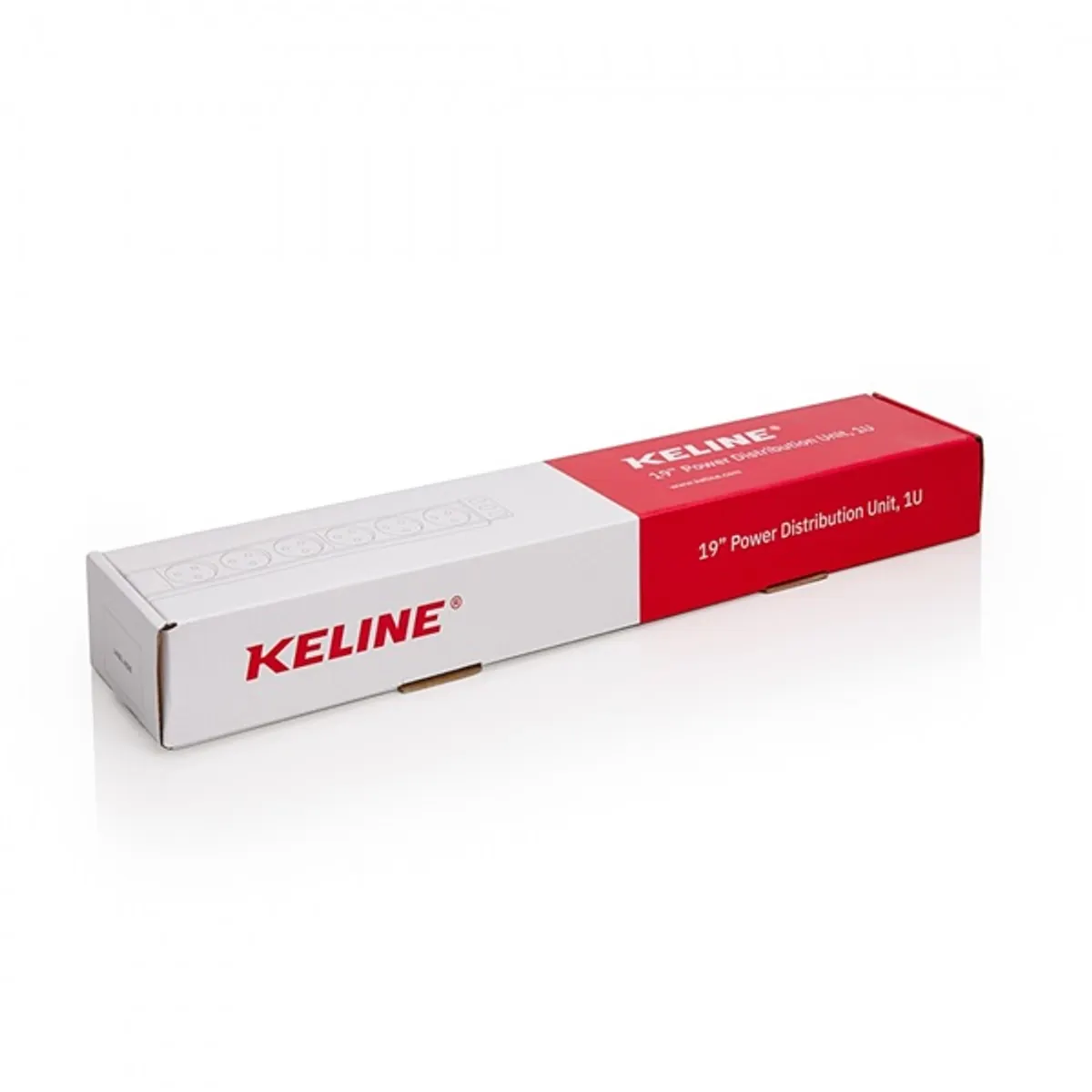 KELINE 620P06 Elosztópanel 19" 6x250V túlfeszültségvédelemmel LED kijelzés 1U 2,5 m #2