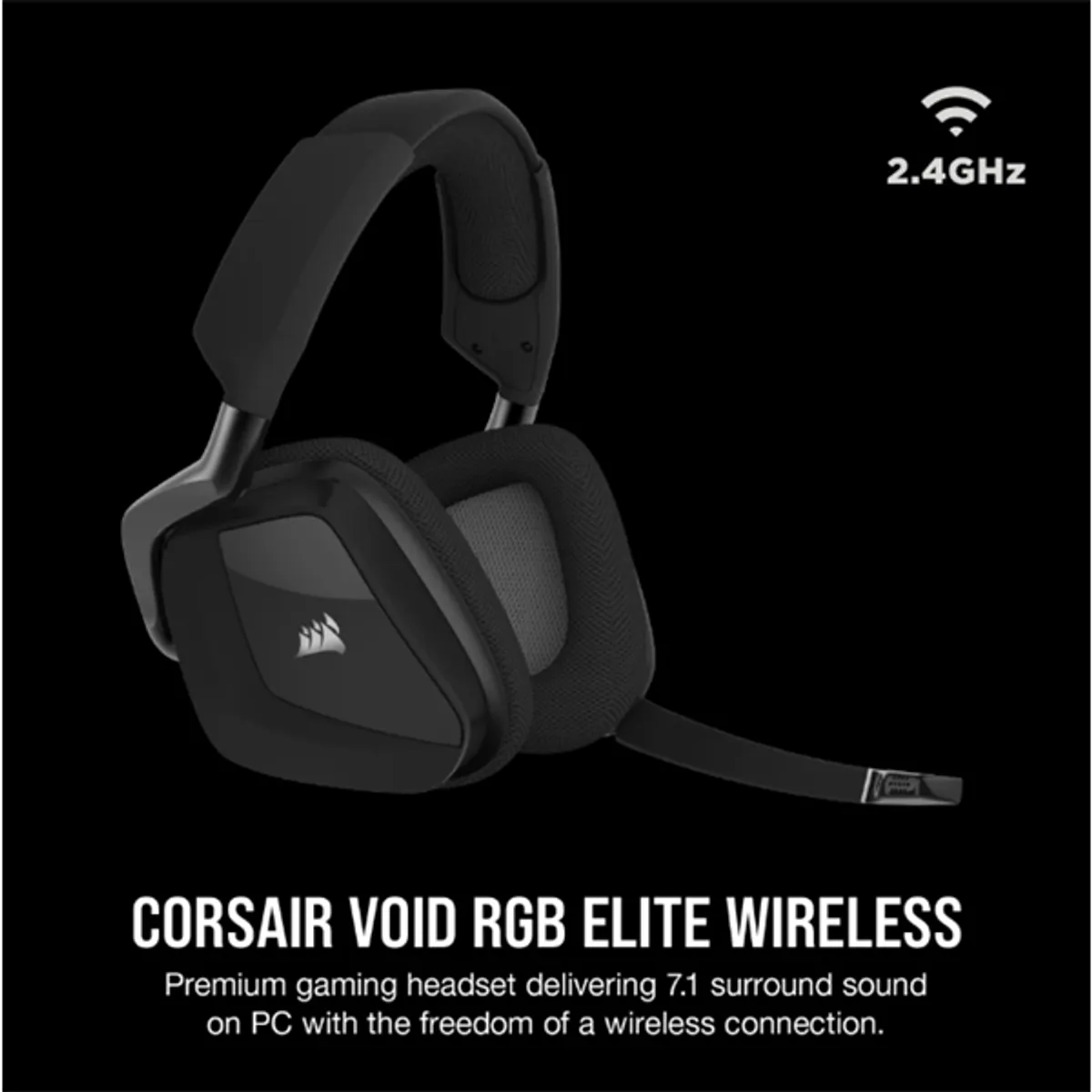 CORSAIR CA-9011201-EU Void Elite Wireless Surround fekete mikrofon igen RGB 7.1 #1