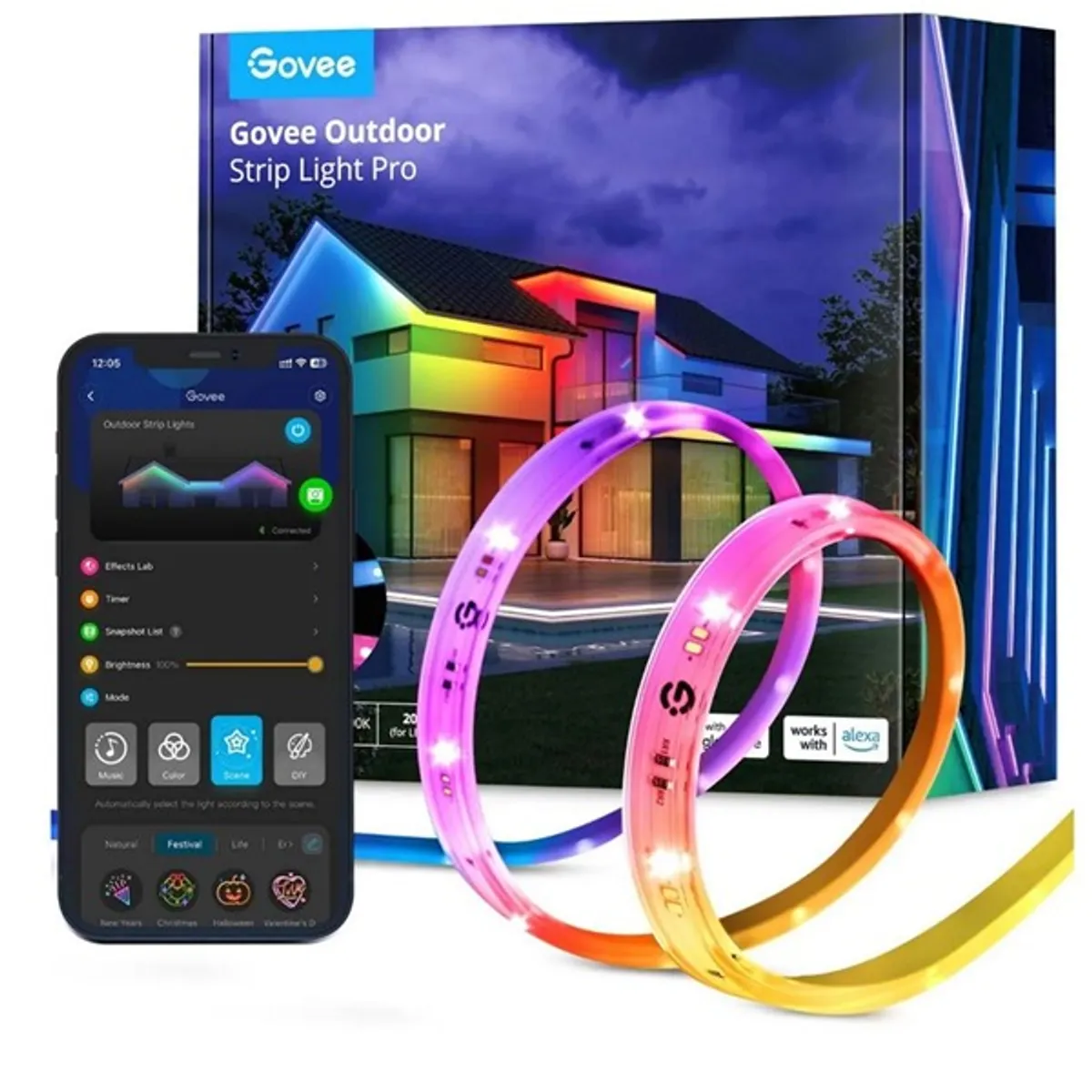GOVEE GOVH70A1 Phantasy RGBICWW 10m IP65 #1