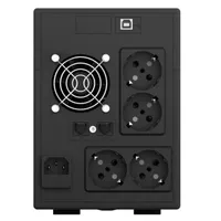 NJOY UPCMTLS615HCAAZ01B Cadu 1500 VA line-interaktív 4 schuko USB menedzsment adatvonal-védelem #2