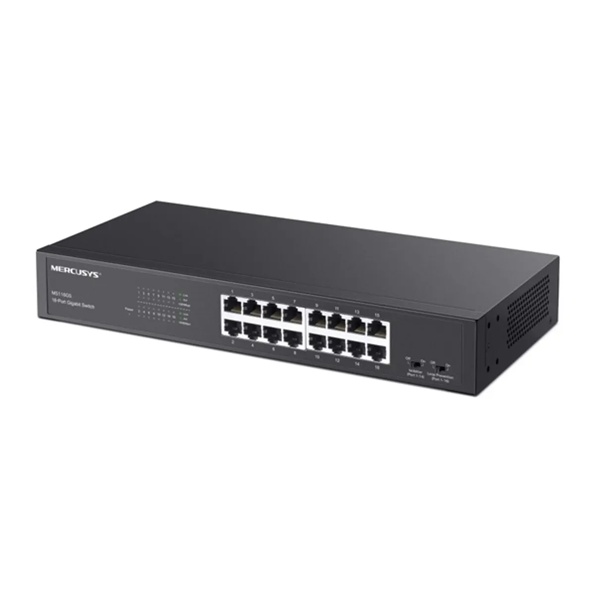 TP-LINK MS116GS hálózati kapcsoló 16x 10-100-1000 Mbps RJ-45, 32 Gbps, MAC-címtábla 8000 #3