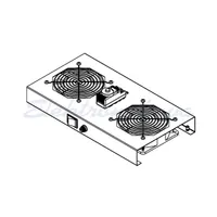 Legrand EC2VW Evoline tetőventilátor termosztát készlet 2 ventilátor fali szekrényhez 230V #1