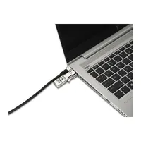 Kensington K62316WW Universal 3 az 1-ben kombinációs laptopzár visszaállítható 4 számjegyű, 10 000 kombináció, 1,8 m szénacél kábel #4