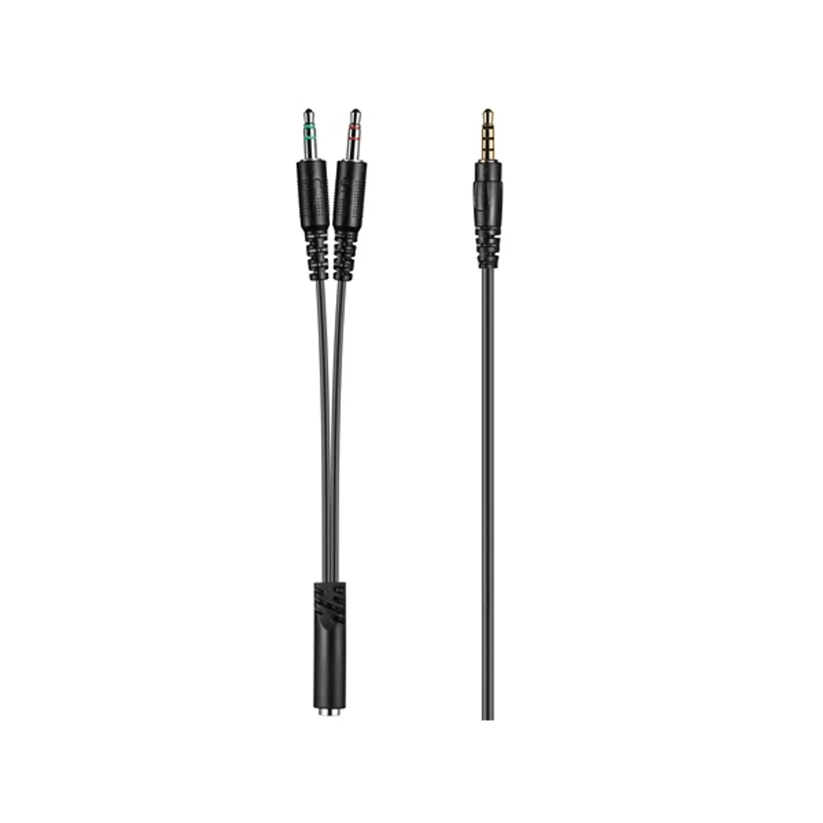 Sandberg 126-15 MiniJack Chat Headset fekete 1,8 m 3,5 mm jack PC adapter mikrofon #3