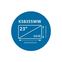Kensington K58355WW MagPro mágneses betekintésvédelmi monitorszűrő 23" 16:9 #8