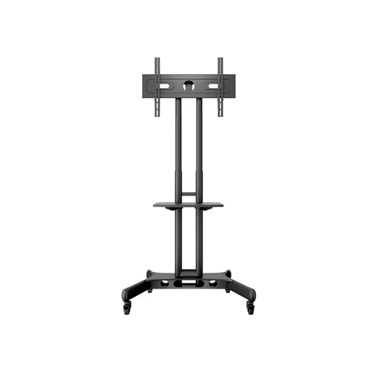 MULTIBRACKETS 7350073732319 M Public Floorstand Basic 150 32-60" max VESA 600x400 mm fekete 50 kg AV shelf és kamera tartó 4 db zárható kerék #9