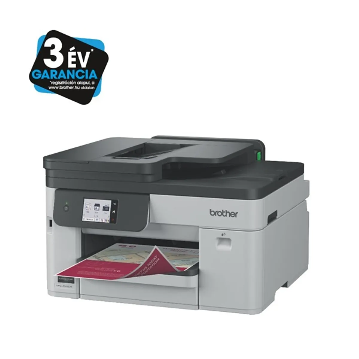BROTHER MFCJ5010DWYJ1 MFC-J5010DW ADF 250, Duplex, Fax, 28 lapperc, 512 MB, 2400x1200 dpi nyomtatás, 600 dpi szkenner, USB 2.0 LAN Wireless #3