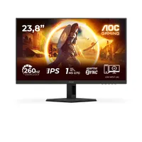 AOC 24G4ZRE játékmonitor IPS 1920x1080 16-9 260 Hz 1 ms 300 lumen HDMI DisplayPort VESA 100x100