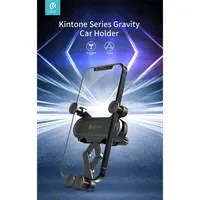 DEVIA ST359781 univerzális szellőzőrácsba illeszthető autós telefontartó gravitációs zárszerkezet 360 fokban forgatható ABS fekete #6