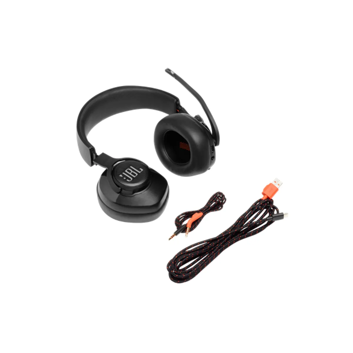 JBL JBLQUANTUM400BLK Quantum 400 fejhallgató 50 mm meghajtó, impedancia 32 ohm, 20 Hz-20 kHz, USB-C, 3,5 mm, beépített mikrofon, flip-up #2