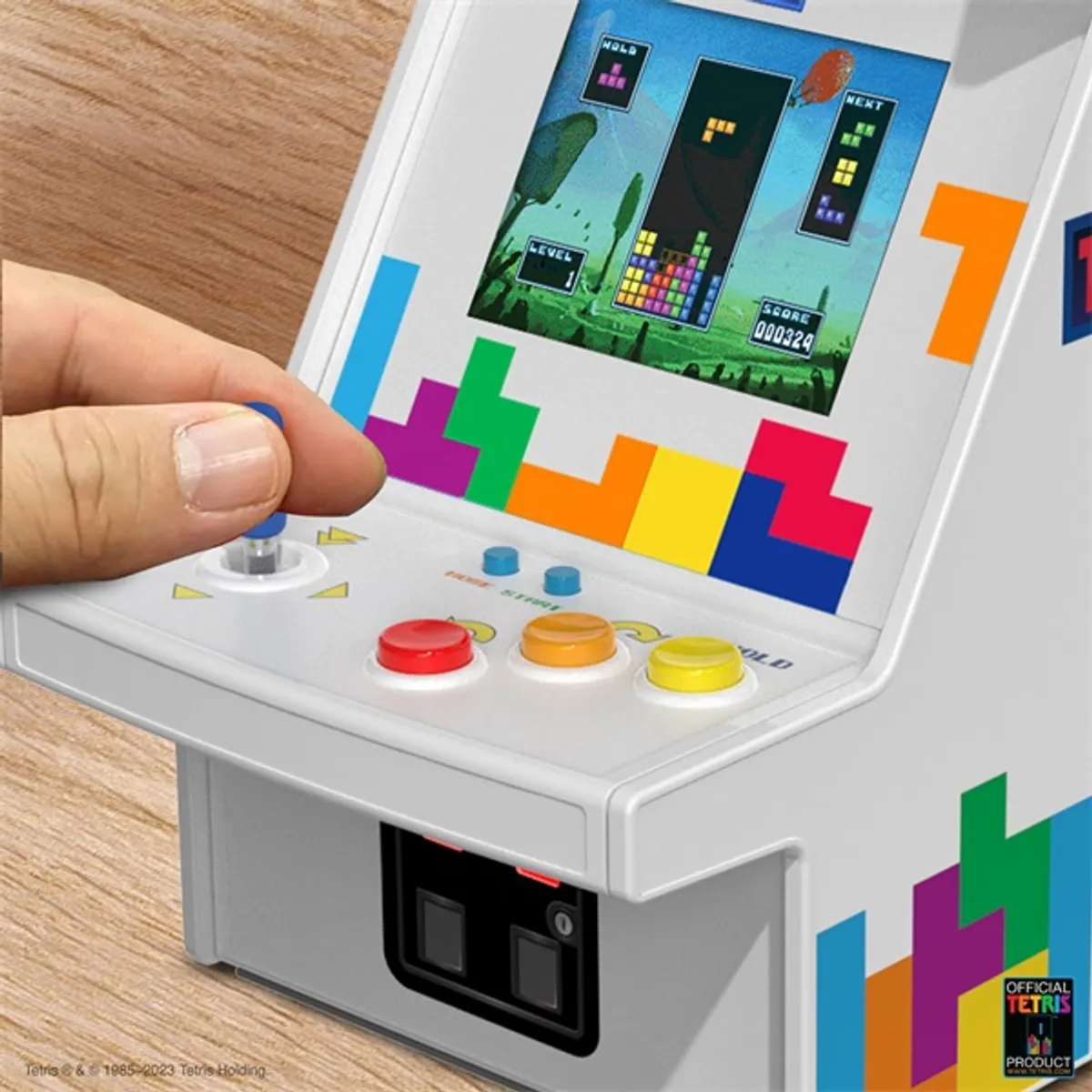 My Arcade DGUNL-7025 Tetris Micro Player Pro 2.75" kijelző, állítható fényerő, beépített hangszóró, 4 AA elem vagy USB-C #4