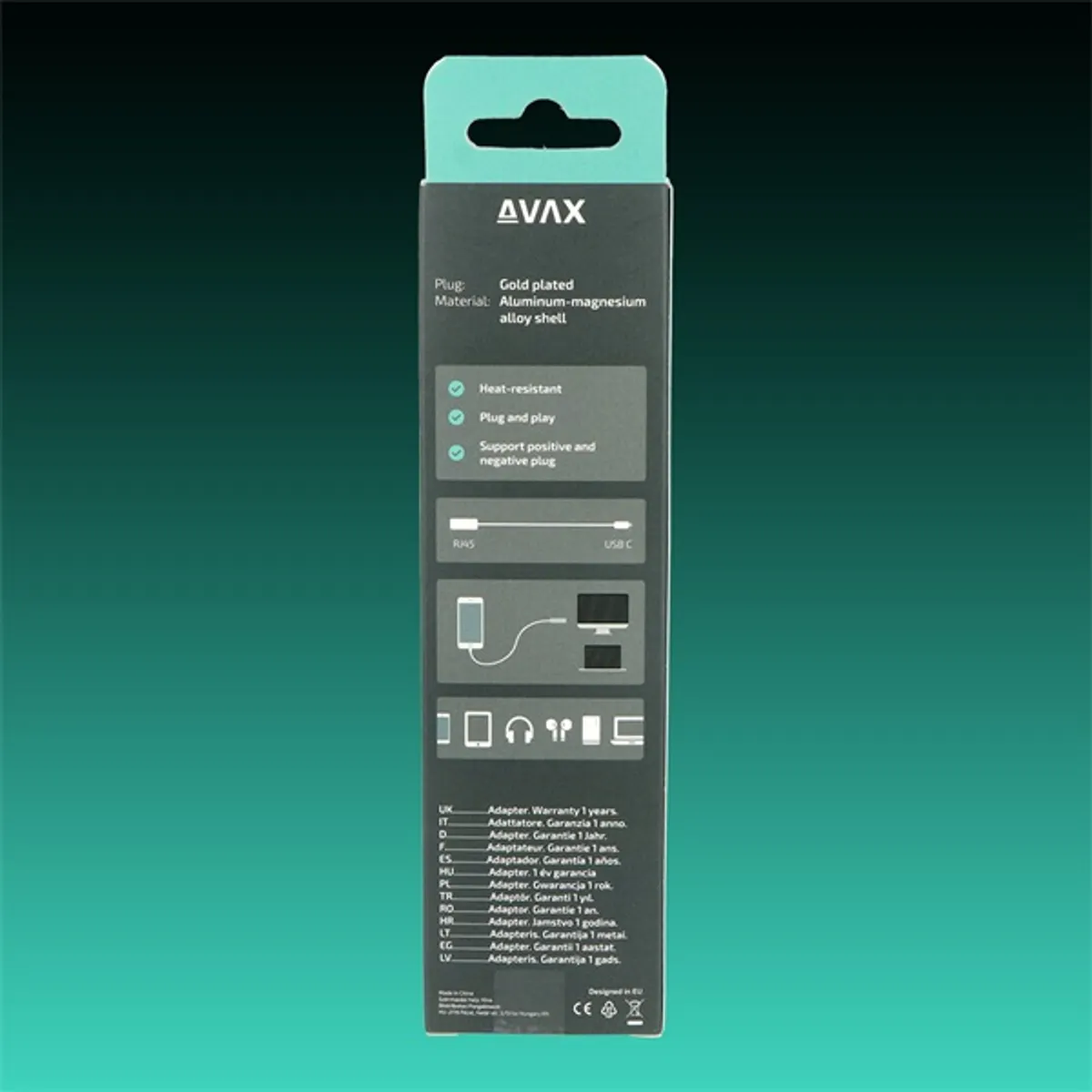 AVAX AVAX_AD605 USB-C DisplayPort átalakító #2