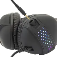 Whiteshark GH-2140 Ox RGB gamer fejhallgató 50 mm meghajtó USB és 2x 3,5 mm, RGB világítás, mikrofon eltávolítható, 20-20000 Hz #4