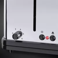 RUSSELL HOBBS 23520-56 Victory 4 szeletes hosszú kenyérpirító 1600 W extra széles nyílások Emeld és nézd meg kiolvasztás zsemlemelegítő rekesz #3