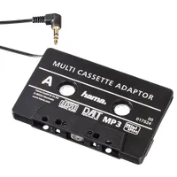 Hama 00017524 kazetta adapter autórádióhoz 3,5 mm sztereó jack fekete