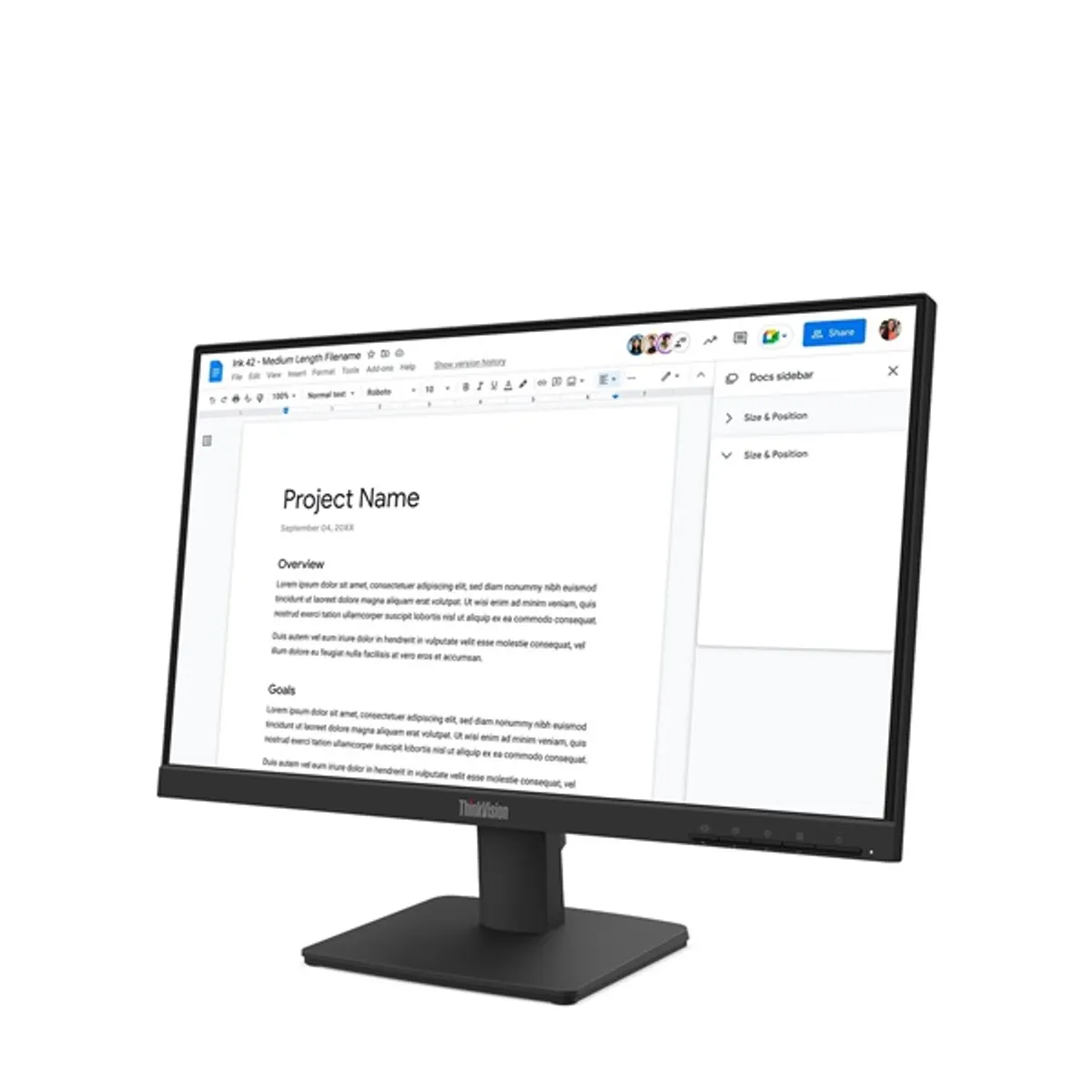 LENOVO-COM 64CBKAT6EU ips led 21,5" fhd 100 hz 4 ms hdmi vga 100x100 #3