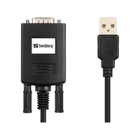 SANDBERG 133-08 USB-soros átalakító PL-2303GT DB9 M 30 cm Windows 7 8 10 11 kompatibilis #1