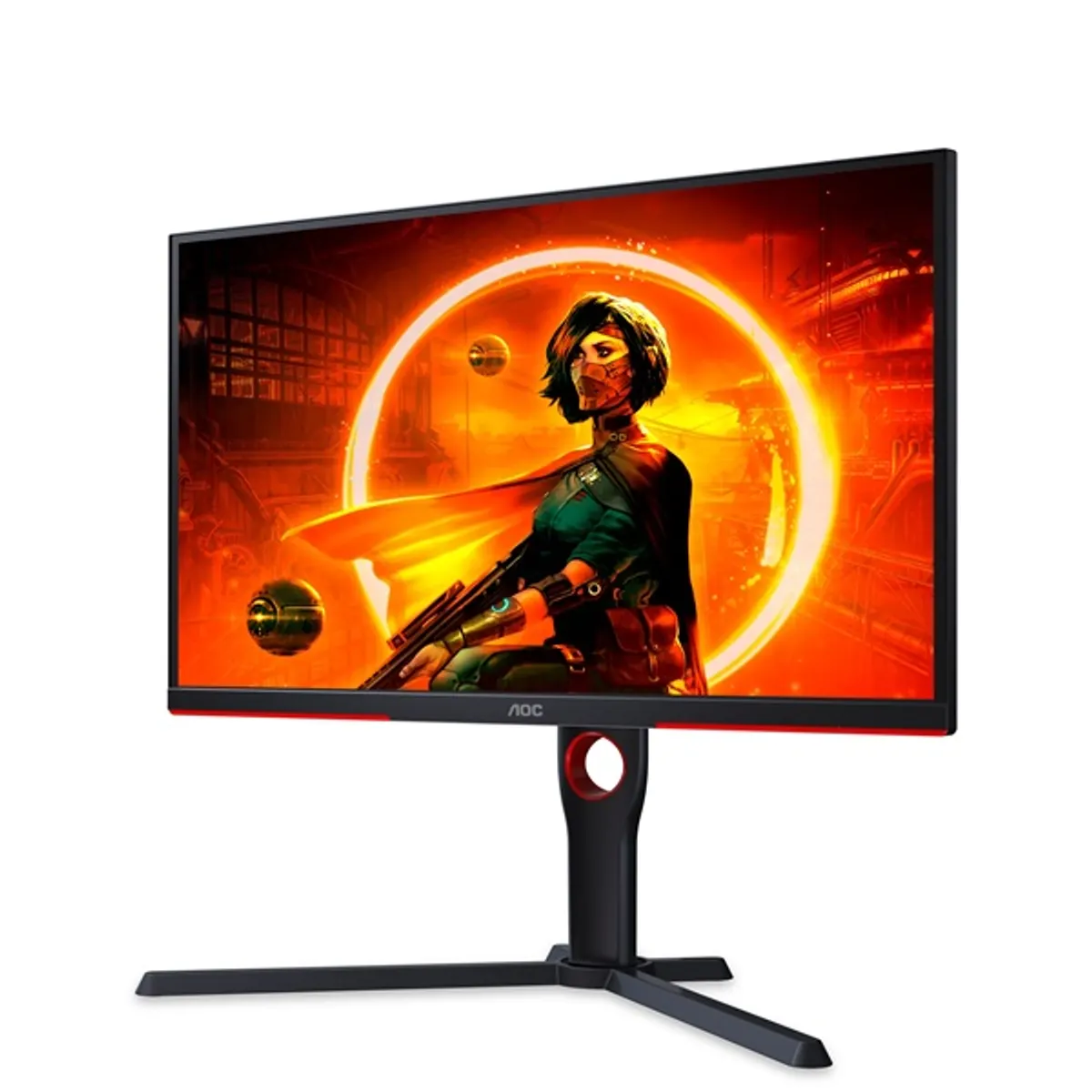AOC 25G3ZM-BK 24,5" FHD VA 240 Hz 1 ms Freesync Premium Pivot állítható magasság 100x100 VESA #3