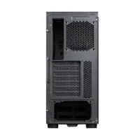 Chieftec AL-02B-TG-OP Hawk fekete edzett üveg oldalpanel alumínium előlap 1x5.25" külső 2x3.5" és 2x2.5" belső ATX mini ITX mATX #10